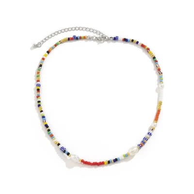 Livano Ketting - Dames - Staal - Nep zilver - Met Hanger - Kleurijk