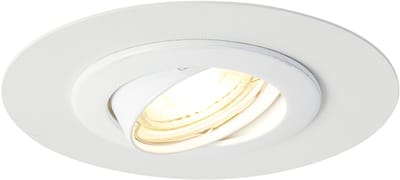 QAZQA edu - Moderne Grote inbouwspot - 1 lichts - Ø 13 cm - Wit - Woonkamer | Slaapkamer | Keuken