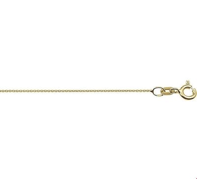 The Jewelry Collection Ketting Anker Rond 0,8 mm 38 cm - Goud