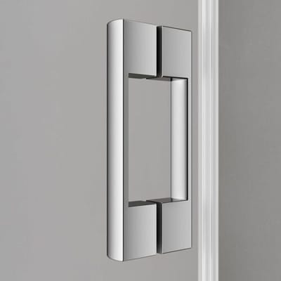 Kermi Pega corner entry swing door with fixed panel 90 x 200 cm , half left PEEPL09320VAK