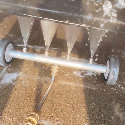 RFWR® Hogedrukreiniger 2-in-1 voor Auto en Chassis met Verstelbare Hoekstang