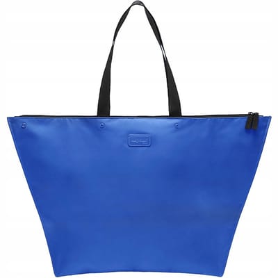 Lipault Opvouwbare Shopper Tas - 65x40cm - Blauw/Zwart