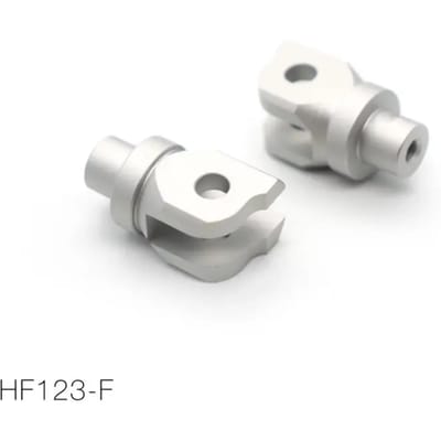 Paar voetsteunadapters voor motorfiets vooraan Barracuda Honda