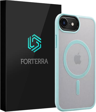 Hoesje Geschikt voor Apple iPhone 17e - Magsafe Compatible - Sterk & Shockproof - Back Cover - Telefoon Hoes Shockproof - Shock Proof Case - Lichtblauw