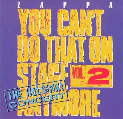 You Can't Do That On Stage...V.1