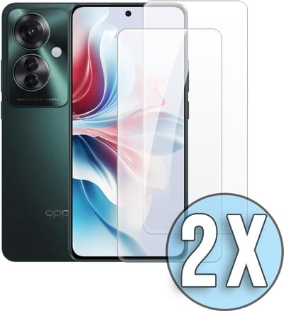 Casemania Glas Geschikt voor Oppo Reno 11F - Reno 11 F - Screenprotector Glas Gehard Tempered Glass - 2 Stuks