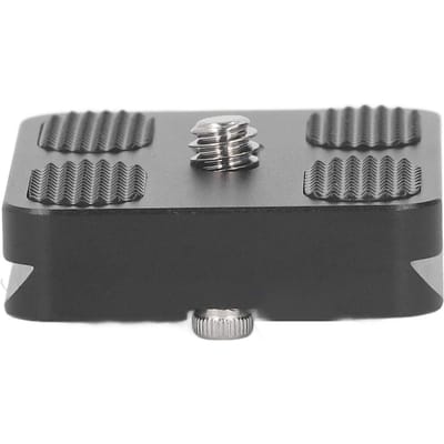 Snelkoppelingsplaat 1/4 inch schroef antislip aluminiumlegering universele camera snelkoppeling gray