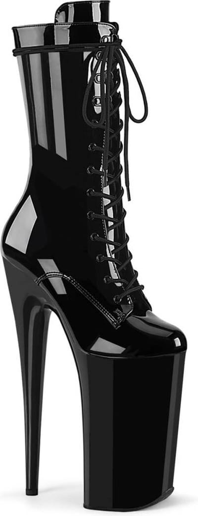 Pleaser - BEYOND-1050 Plateau Laarzen - US 8 - 38 Shoes - Zwart