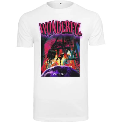 Mister Tee - Wonderful Heren T-shirt - 2XL - Wit