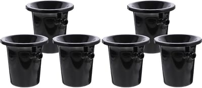 Set van 6 Wijnproeverij Dump Bakken - Champagne Emmer, IJs Bak voor Wijn en Barbecue Accessoires