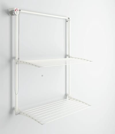 Foxydry Wall Plus 88 cm White - wanddroogrek -bediening links- 88 x 52 x 137 cm