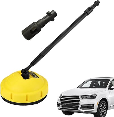 Hogedrukreiniger Opzetstuk - Vloerreiniger - Terrassen Reinigen - Krachtige Waterdruk - 45 cm - Zwart