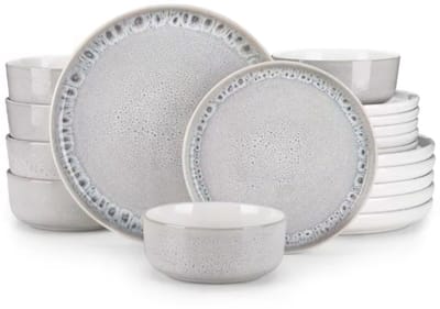 Azzuro Serviesset - 36 delig - 12 persoons - Beige - Dinerborden - Bordenset - Diepe borden - Ontbijtborden - Servies - Keukenservies