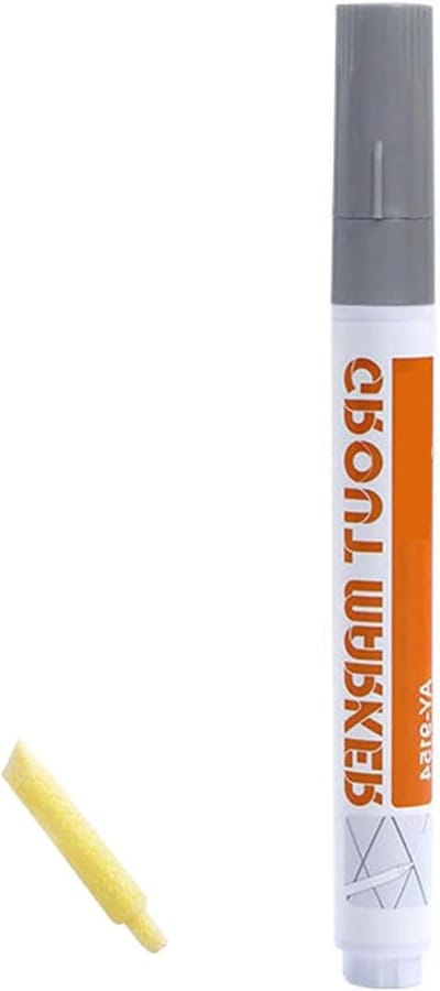 Voegpen Reparatie - Tegelmarker Vuller - Muren Vloeren Herstellen - Waterdichte Dekking - 140 mm Lengte - Zilver