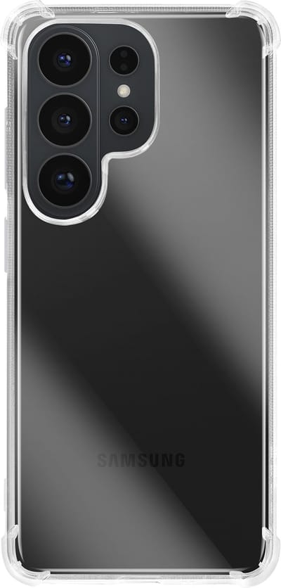 Mayaxess, Hoesje Geschikt voor Samsung Galaxy S26 Ultra van Siliconen met Versterkte Schokbestendige Hoeken, Transparant