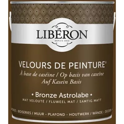 Liberon Velours De Peinture Muurverf - Mat - Bronze Astrolabe - 2,5l
