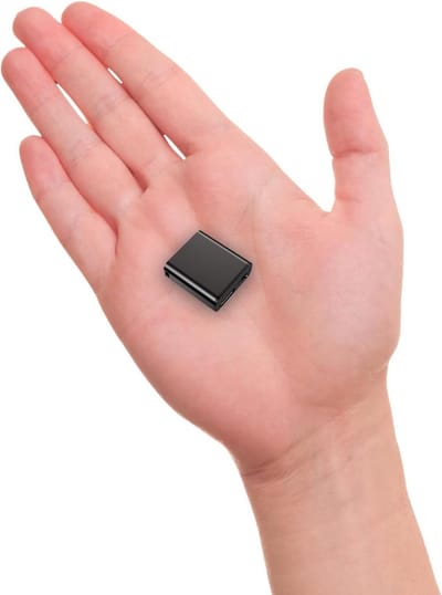 Mini Spraakrecorder - Digitale Geluidsrecorder - Audio Opnemen - Ingebouwde Magneet - 0.95cm Dun - Zwart