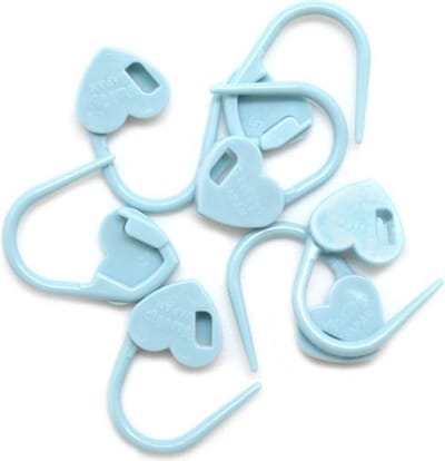Tulip stitchmarkers blauw