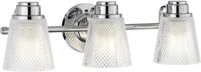 Quintiesse LED Badkamerarmatuur Hudson | 3W 3000K 300Lm 830 | IP44 | Dimbaar | Polished Chrome