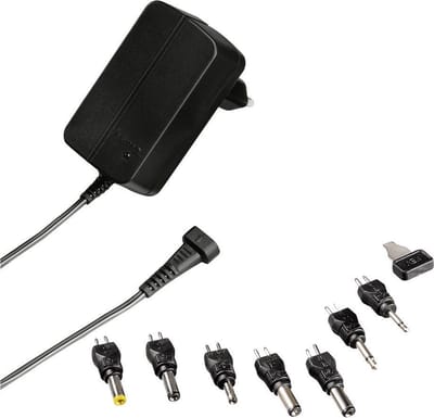 Hama Universele Voedingsadapter AC/DC Eco 300Mah 3.6W.