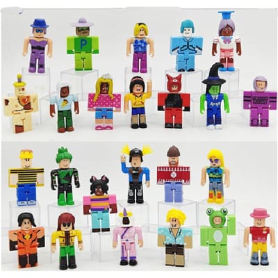 Roblox 24 Stuks Plastic Actiefiguren Verzamelaar Virtuele Wereld Karakter Beeldjes Bureau Decoratie Ornamenten Doos Verpakt Ontworpen Voor Kinderen