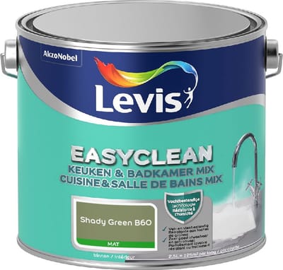Levis - Easyclean Keuken & Badkamer Mix - Shady Green B60 - Mengverf - 2,5 L