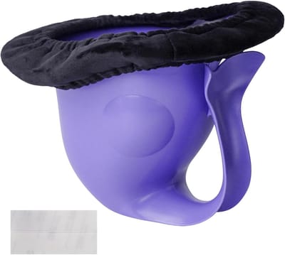 Kinderpotje - Draagbaar potje - Zindelijkheidstraining - Antislip ontwerp - 20 x 18 x 15 cm - Paars