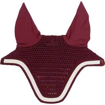 Kentucky Horsewear - Oornetje Wellington met gevlochten koord soundless bordeaux Full