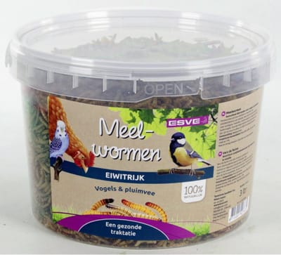 Esve Meelwormen Emmer - Kippenvoer - 3 l 700 g