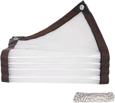 Waterdicht Zeil - Transparant Doek - Tuin Bescherming - Scheurvast en UV-bestendig - 200 x 200 cm - Transparant