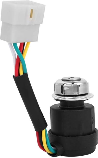 Dailygoody - Ontstekingsschakelaar - Met 2 Sleutels - Voor 178F/186F Motor Tiller - Betrouwbare Start - Universeel Toepasbaar - Duurzaam Ontwerp - Ges.