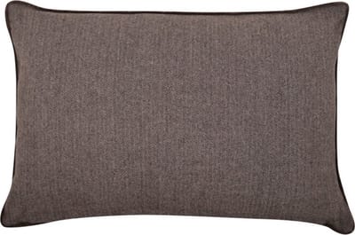 Velvet Wool Grijs Kussen | 40 X 60 | Sierkussen Voor Woonkamer Of Slaapkamer