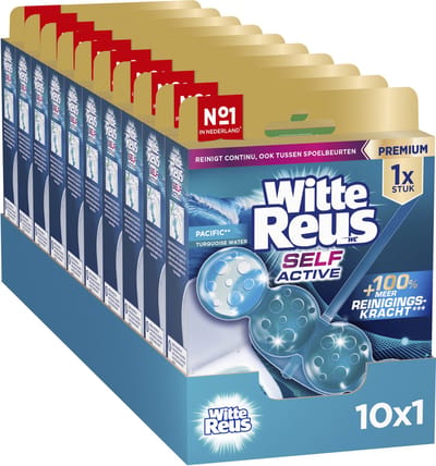 Witte Reus Self Active Pacific 50gr - WC blokjes - Voordeelverpakking - 10 stuks