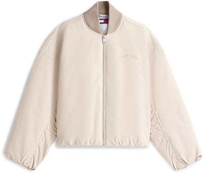 Tommy Jeans Jas Tjw Varsity Graphic Bomber Dw0dw22044 Aby Gulf Sand Dames Maat - L