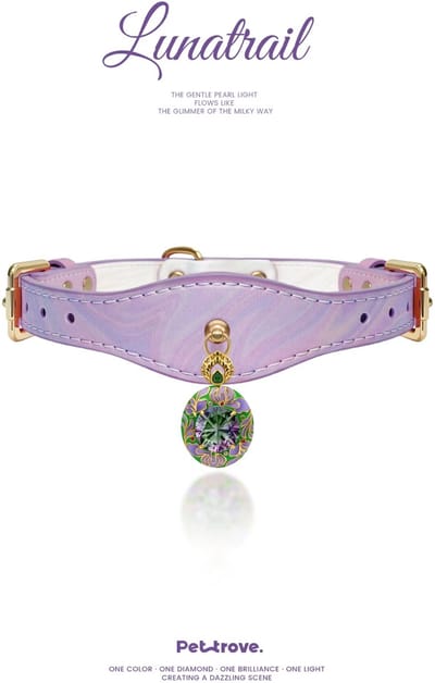 Hondenhalsband Pettrove Laserleer Iriserend Emaille