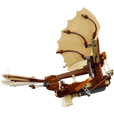 493 stuks Leonardo Da Vinci's Vliegende Machine Doe-het-zelf Bouwstenen Model Speelgoed Set Verjaardagscadeaus & Halloween Decoratie Cadeaus 493pcs