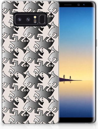 Samsung Galaxy Note 8 TPU Hoesje Salamander Grey