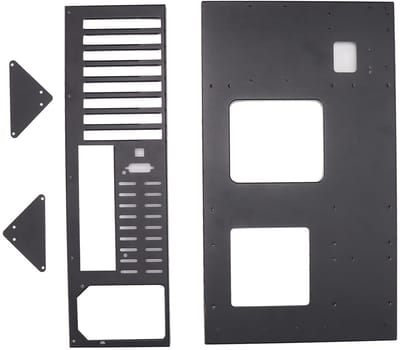 aladdien - Computerchassis - Mijnbouwmachine - Stevig en Ruimtelijk - Zwart - Ondersteuning - Voor Moederborden tot 305x245mm
