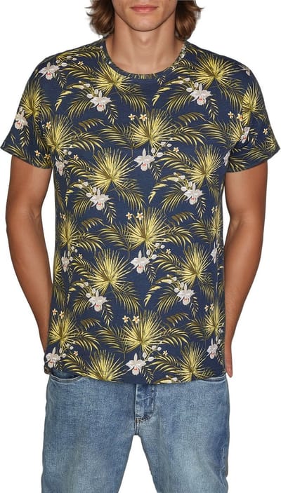 riverso Heren T-Shirt RIVBill regular fit Veelkleurig S Ronde Hals Volwassenen - gemaakt van 100% katoen