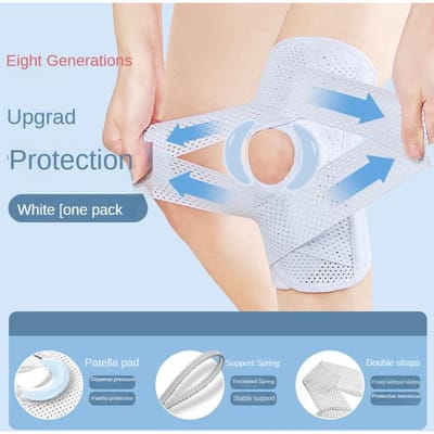 Genouillères fines et respirantes pour ménisque d'été, protection spéciale pour les blessures au genou, équipement de protection fixe XXL