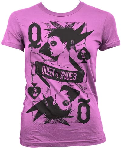 Hybris Queen -of-Spades Girly T-shirt voor dames SH-5-51152-H8-5