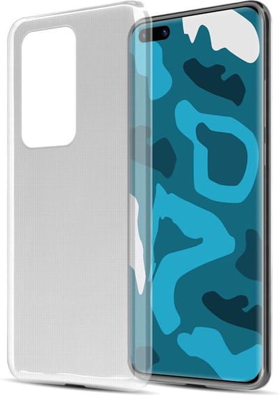 Cadorabo Hoesje geschikt voor Huawei P40 PRO / P40 PRO+ in VOLLEDIG TRANSPARANT - Beschermhoes gemaakt van flexibel TPU Silicone Case Cover
