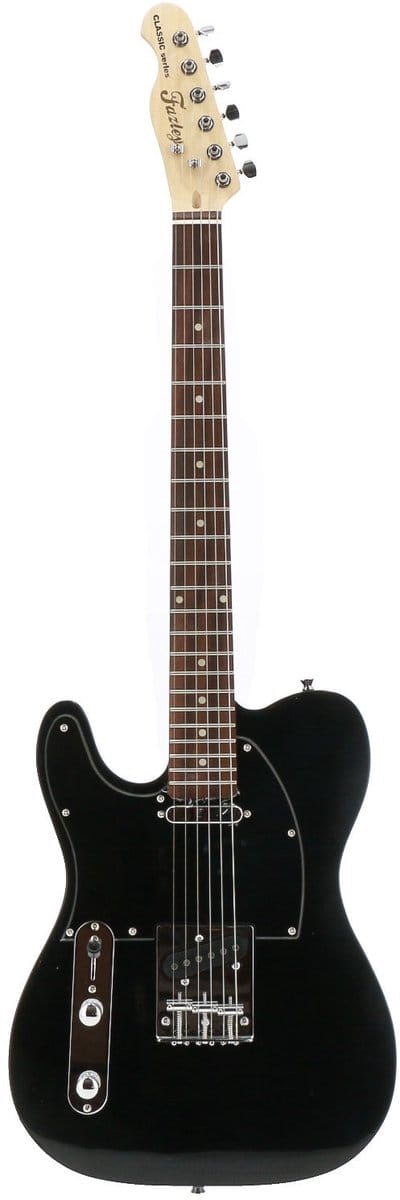 Elektrische gitaar - Met gratis lessen - Fazley FTL218 - Zwart