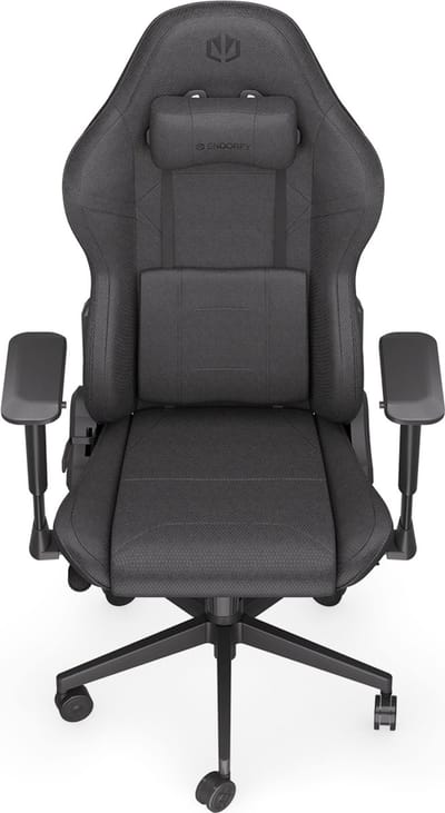 ENDORFY Scrim BK F Gaming Stoel, Stof, 4D Armleuningen, Zwart