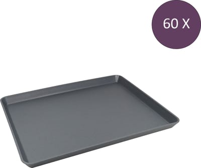 Serveerbord, Serveerschaal - Bulk verpakking - 60 stuks, Herbruikbaar - Tray 230M - Koziol Move | Bio-Circulair