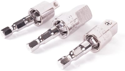 Benson Flexibele boormachine verloopstukken - set van 3 - kogelvergrendeling - 55 mm