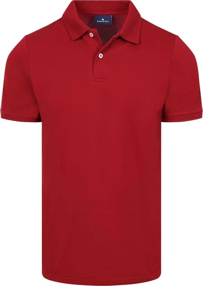 Steppin' Out Polo Piqué bordeaux - Maat S - Heren - Polo shirt Heren met Korte mouw