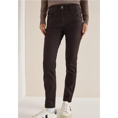Broek in lederlook