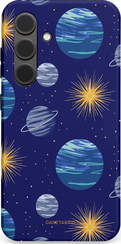 Casetastic Hoesje Geschikt voor Samsung S24 - Stijlvolle Beschermende Duo-layer Case - Stralende ster