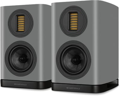 Wharfedale EVO 5.1 Boekenplank Speakers - Hifi Stereo Set - Passieve Speaker - 2-Weg Luidsprekers - Grijs